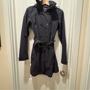 Columbia Women's Black Omniheat Trench Coat/Rain Jacket | Small